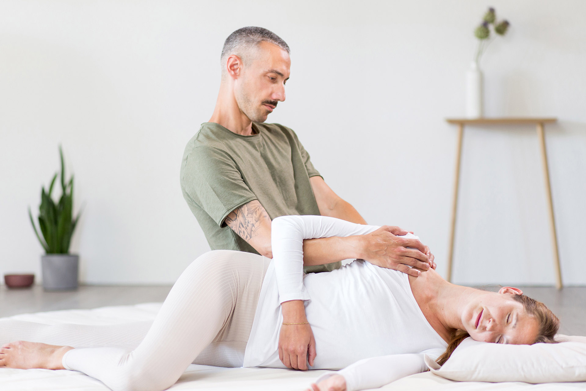 Sanfte Dehnungen und Rotationen